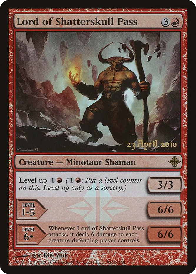 Lord of Shatterskull Pass #156 P - Launch Party & Release Event Promos Pokemon card