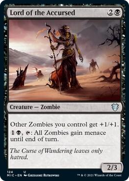0124 Lord of the Accursed U Commander: Innistrad: Midnight Hunt