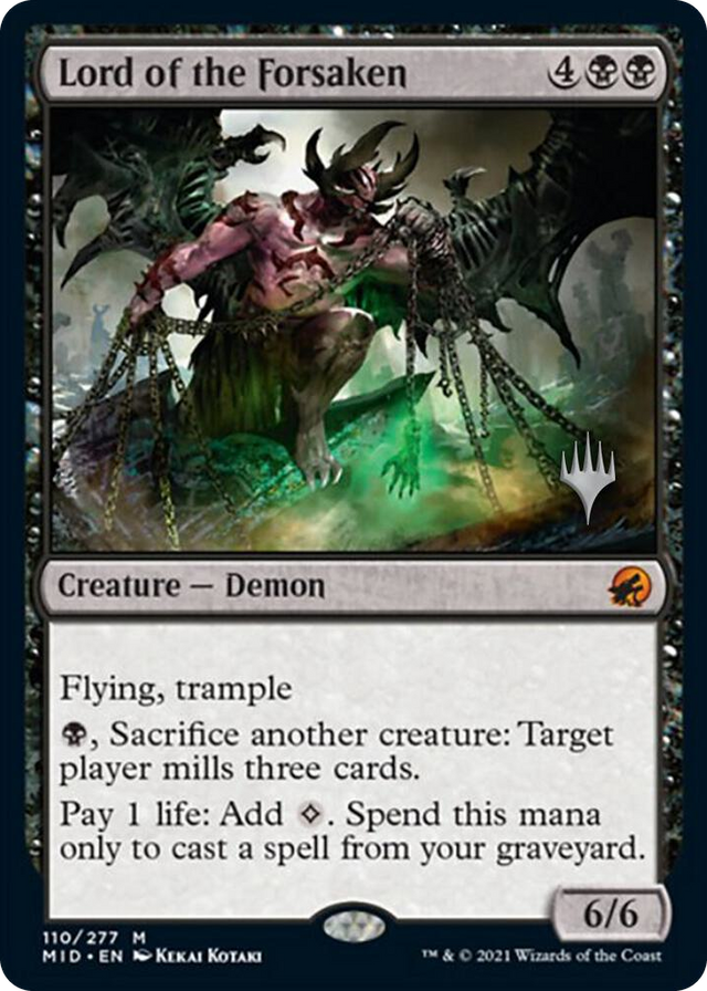 0110 Lord of the Forsaken M Promo Pack: Innistrad: Midnight Hunt