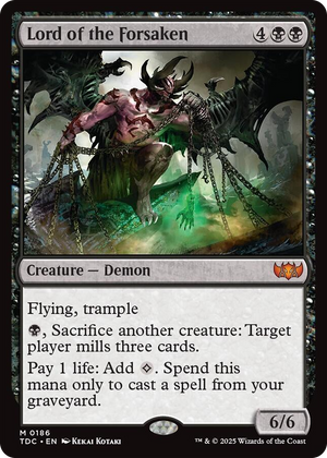 0186 Lord of the Forsaken M Commander: Tarkir: Dragonstorm