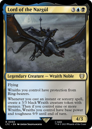 0060 Lord of the Nazgul R Commander: The Lord of the Rings: Tales of Middle-earth