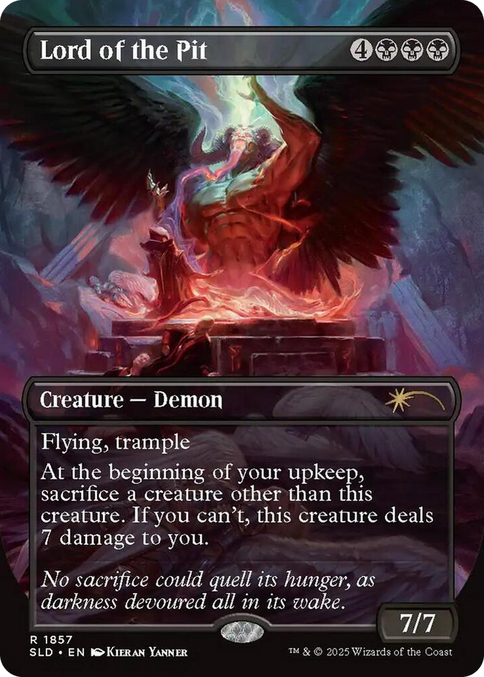 Lord of the Pit #1857 R - Secret Lair Drop Series Pokemon card