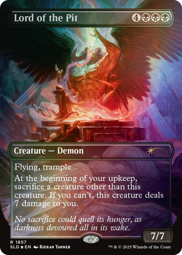 1857 Lord of the Pit (Rainbow Foil) R Secret Lair Drop Series