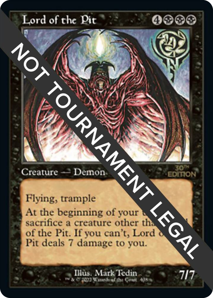 0408 Lord of the Pit (Retro Frame) R 30th Anniversary Edition