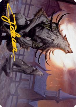 0064 Lord of the Ulvenwald Art Card (Gold-Stamped Signature) S Art Series: Innistrad: Midnight Hunt