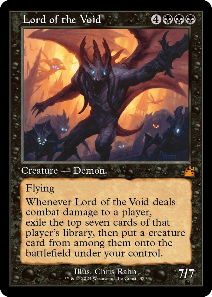 Lord of the Void (Retro Frame) #327 M - Ravnica Remastered Pokemon card