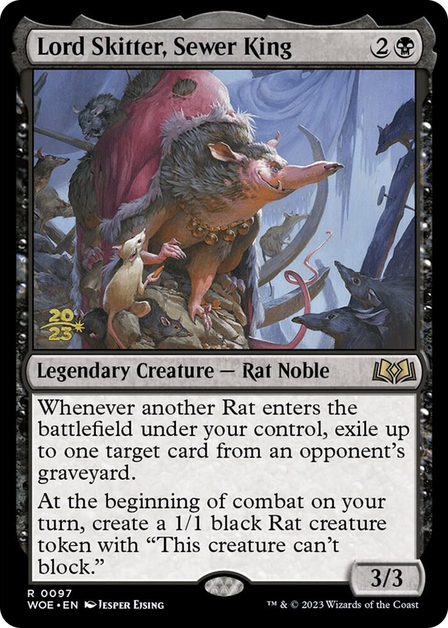 0097 Lord Skitter, Sewer King R Prerelease Cards