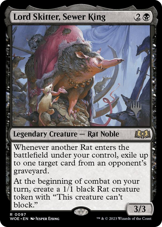 0097 Lord Skitter, Sewer King R Promo Pack: Wilds of Eldraine