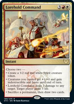 0199 Lorehold Command R Strixhaven: School of Mages