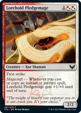 0201 Lorehold Pledgemage C Strixhaven: School of Mages