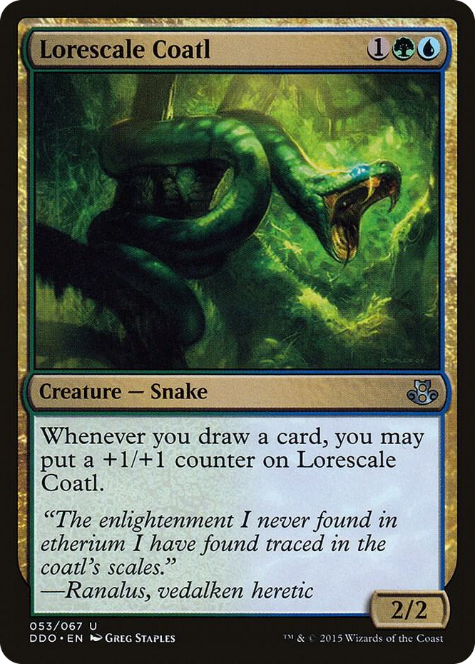 0053 Lorescale Coatl U Duel Decks: Elspeth vs. Kiora