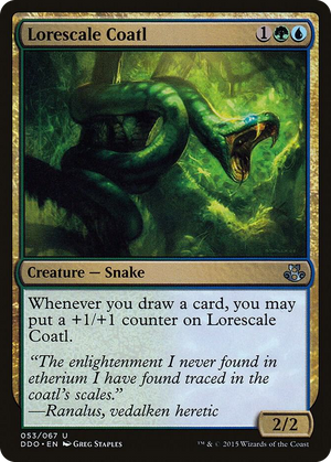 0053 Lorescale Coatl U Duel Decks: Elspeth vs. Kiora
