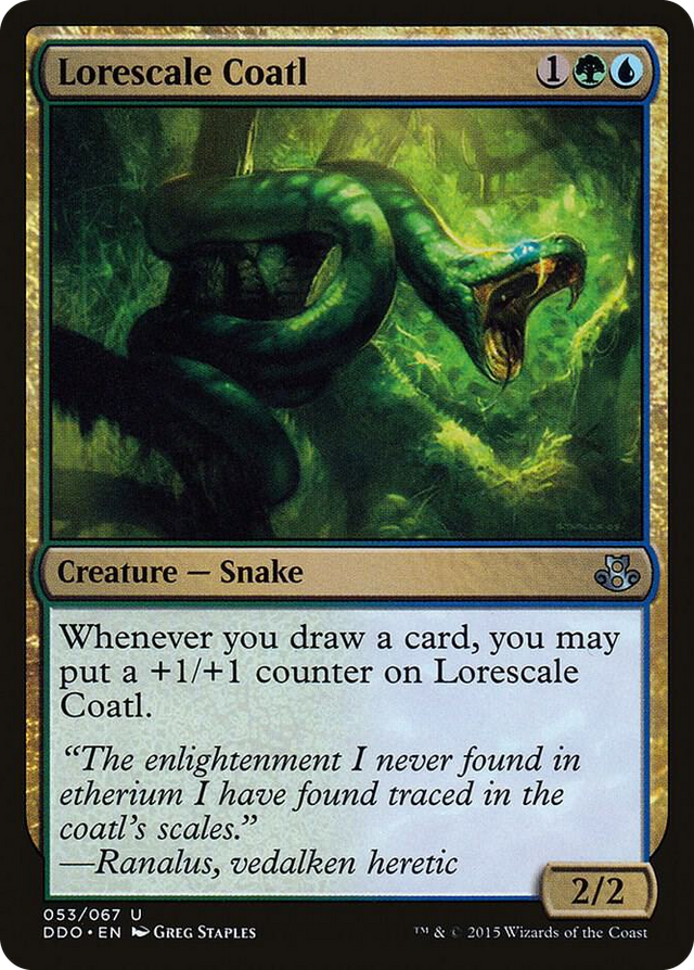 0053 Lorescale Coatl U Duel Decks: Elspeth vs. Kiora