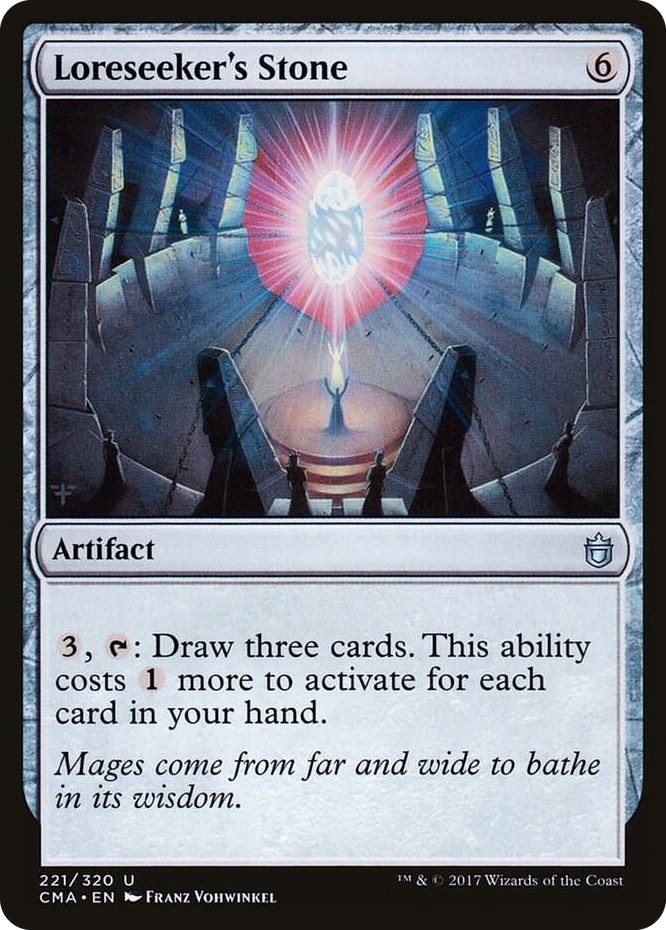 Loreseeker's Stone #221 U - Commander Anthology Pokemon card