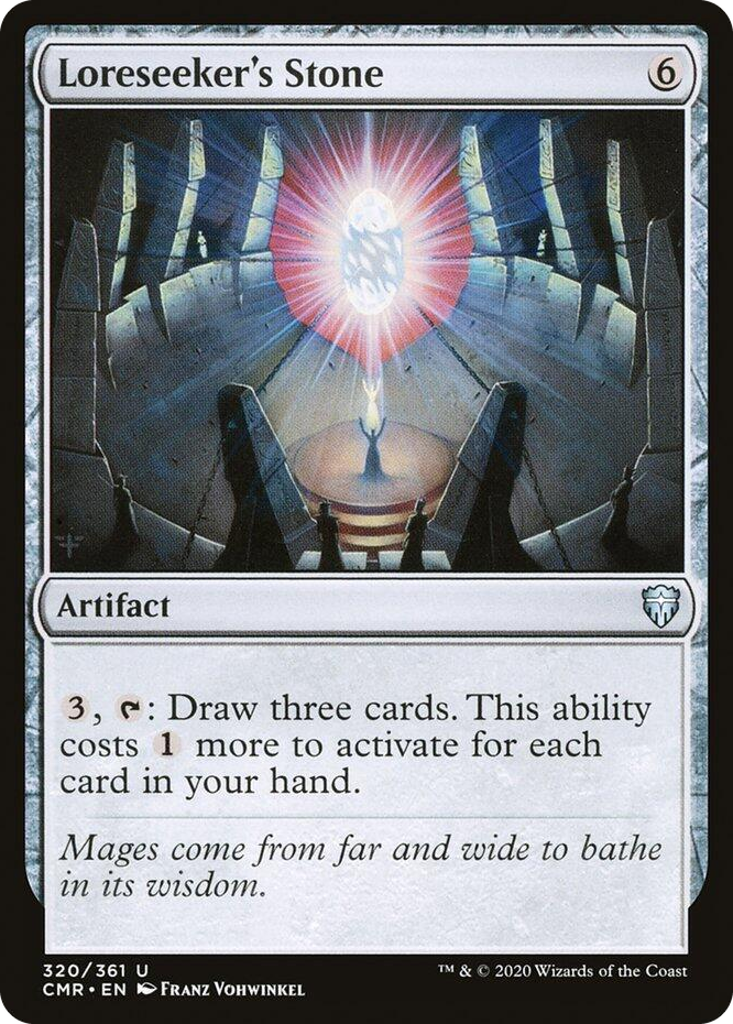 Loreseeker's Stone #320 U - Commander Legends Pokemon card