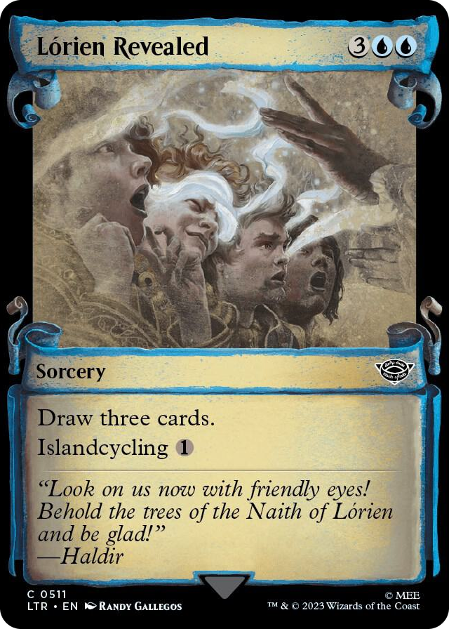 Lorien Revealed (Showcase Scrolls) #511 C - Universes Beyond: The Lord of the Rings: Tales of Middle-earth Pokemon card