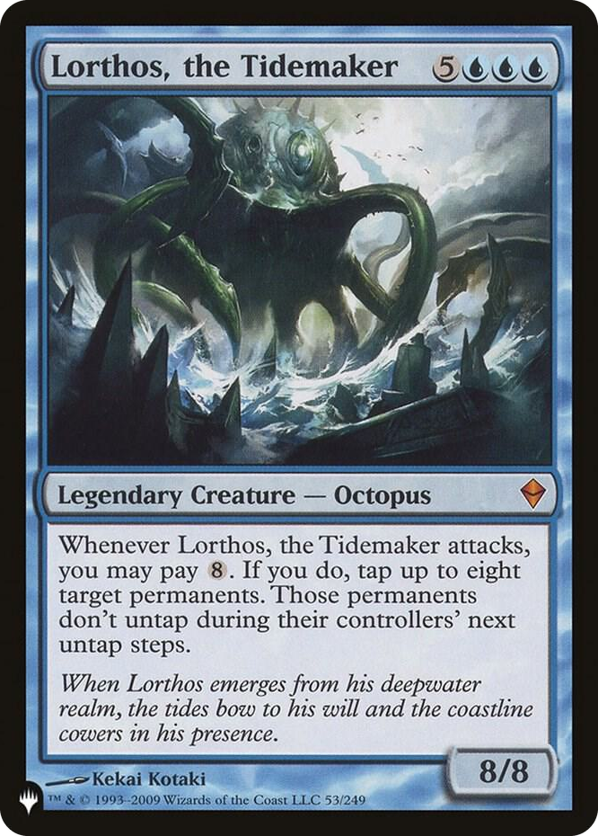 Lorthos, the Tidemaker #53 M - The List Reprints Pokemon card