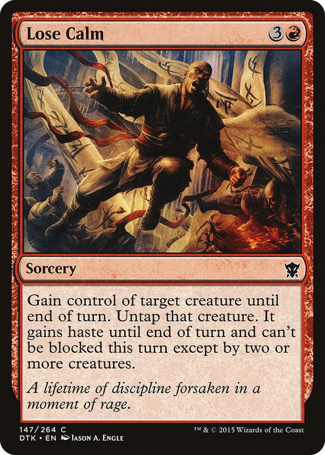 0147 Lose Calm C Dragons of Tarkir
