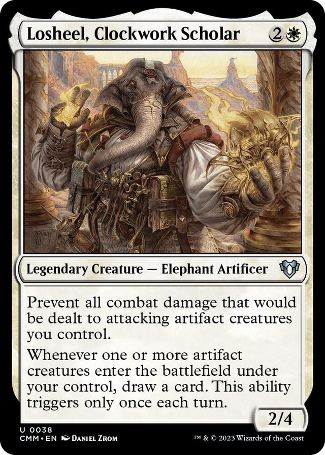 0038 Losheel, Clockwork Scholar U Commander Masters