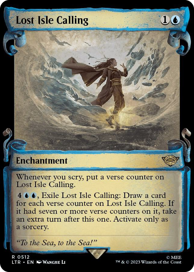 0512 Lost Isle Calling (Showcase Scrolls) R Universes Beyond: The Lord of the Rings: Tales of Middle-earth