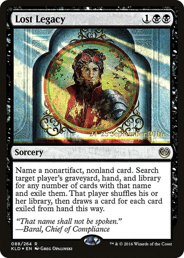 0088 Lost Legacy R Prerelease Cards