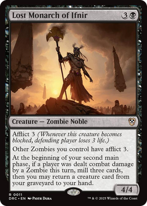 0011 Lost Monarch of Ifnir R Commander: Aetherdrift