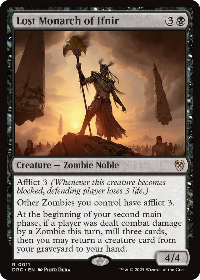 0011 Lost Monarch of Ifnir R Commander: Aetherdrift