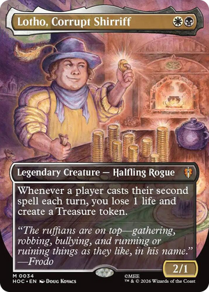 0034 Lotho, Corrupt Shirriff (Borderless) M The Hobbit: Eternal-Legal