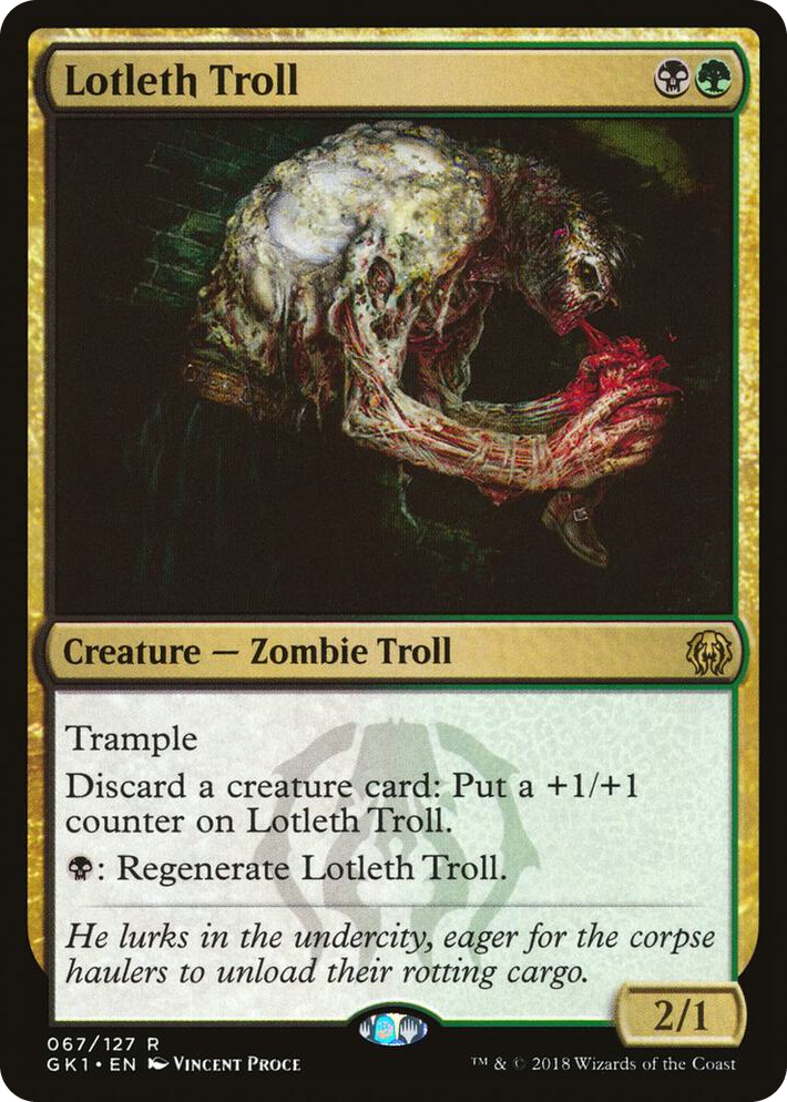 0067 Lotleth Troll R Guilds of Ravnica: Guild Kits
