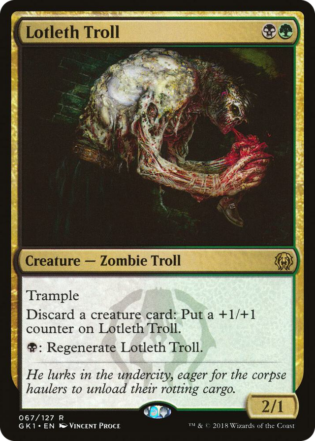 0067 Lotleth Troll R Guilds of Ravnica: Guild Kits