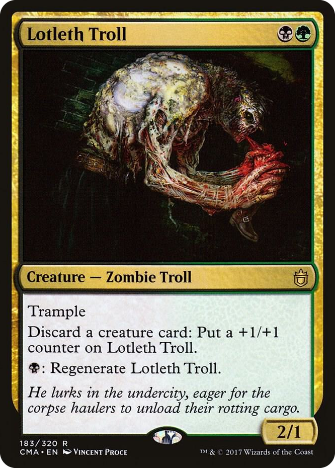 Lotleth Troll #183 R - Commander Anthology Pokemon card