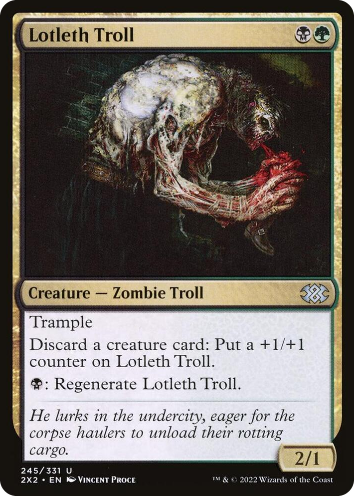 0245 Lotleth Troll U Double Masters 2022