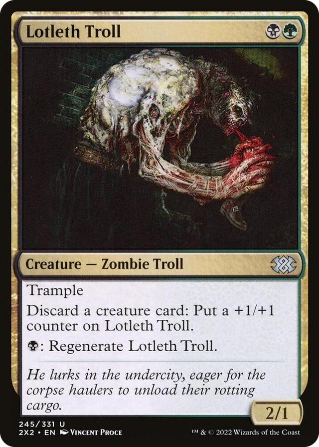 0245 Lotleth Troll U Double Masters 2022