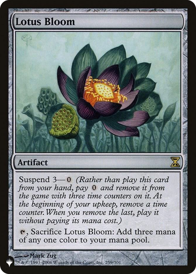 Lotus Bloom #259 R - The List Reprints Pokemon card