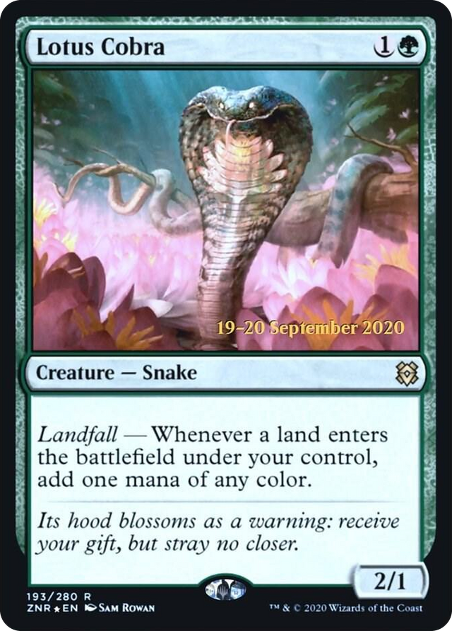 0193 Lotus Cobra R Prerelease Cards