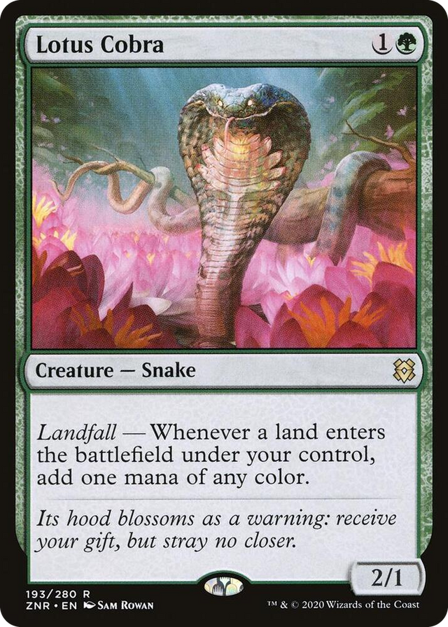 0193 Lotus Cobra R Zendikar Rising