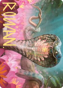 0071 Lotus Cobra Art Card (Gold-Stamped Signature) S Art Series: Zendikar Rising