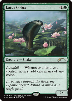 0003 Lotus Cobra (Year of the Snake 2025) P Standard Showdown Promos