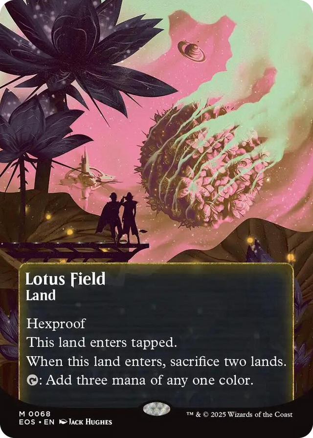 0068 Lotus Field (0068) (Borderless) M Edge of Eternities: Stellar Sights