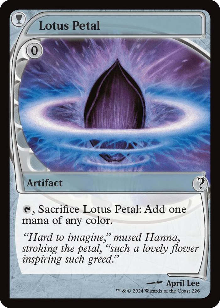 Lotus Petal (Future Sight) #226 C - Mystery Booster 2 Pokemon card