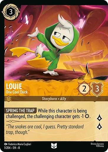 0001 Louie - One Cool Duck (Foil) Uncommon Reign of Jafar