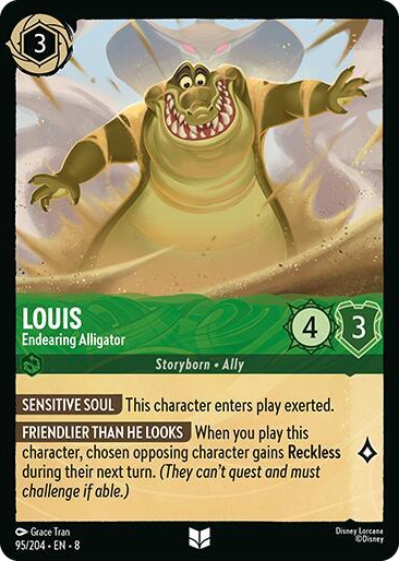 0095 Louis - Endearing Alligator Uncommon Reign of Jafar
