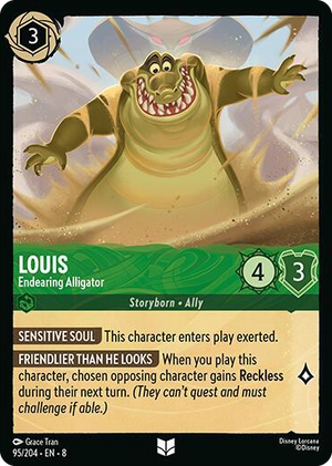 0095 Louis - Endearing Alligator Uncommon Reign of Jafar