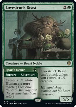 0827 Lovestruck Beast R Commander Legends: Battle for Baldur's Gate