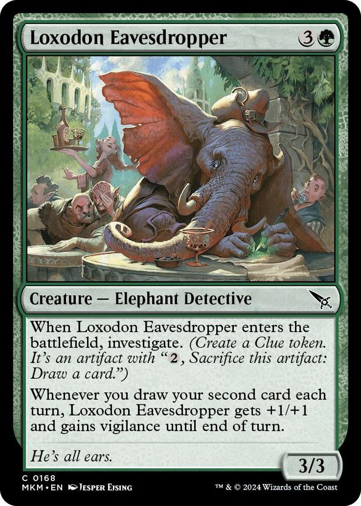0168 Loxodon Eavesdropper C Murders at Karlov Manor