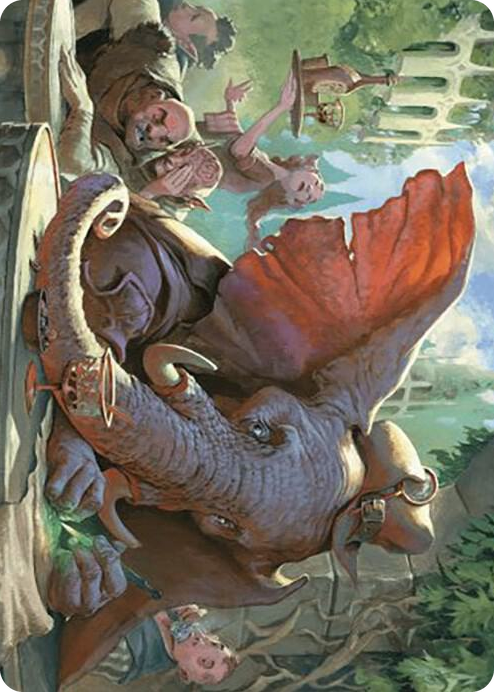 0015 Loxodon Eavesdropper Art Card S Art Series: Murders at Karlov Manor