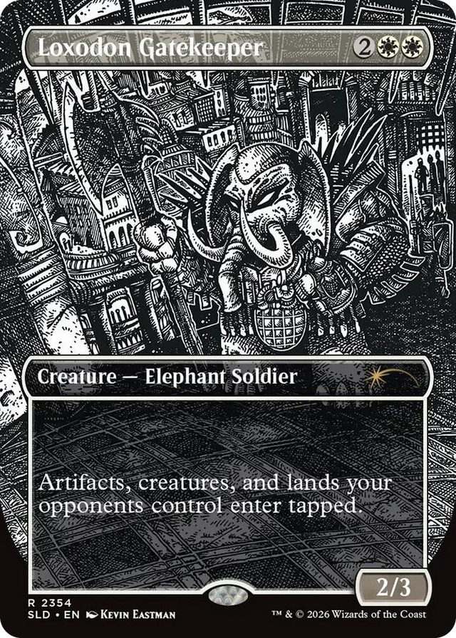 2354 Loxodon Gatekeeper (2354) R Secret Lair Drop Series