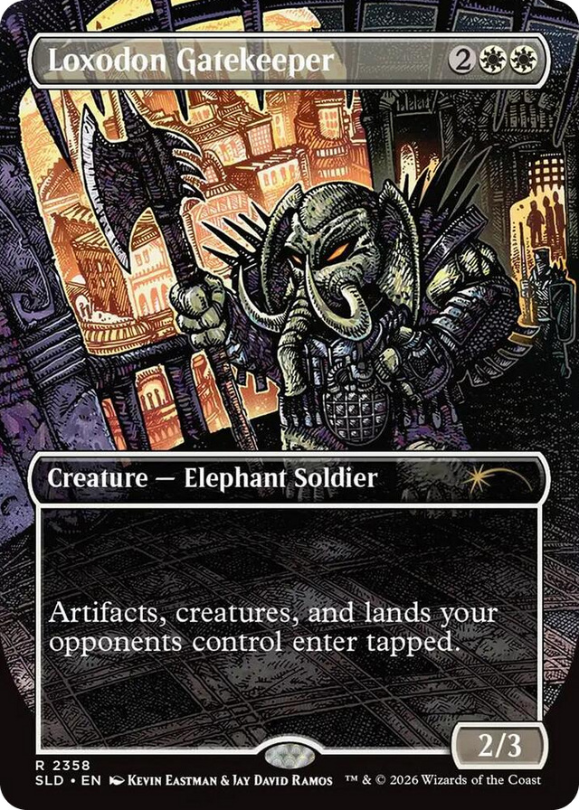 2358 Loxodon Gatekeeper (2358) R Secret Lair Drop Series