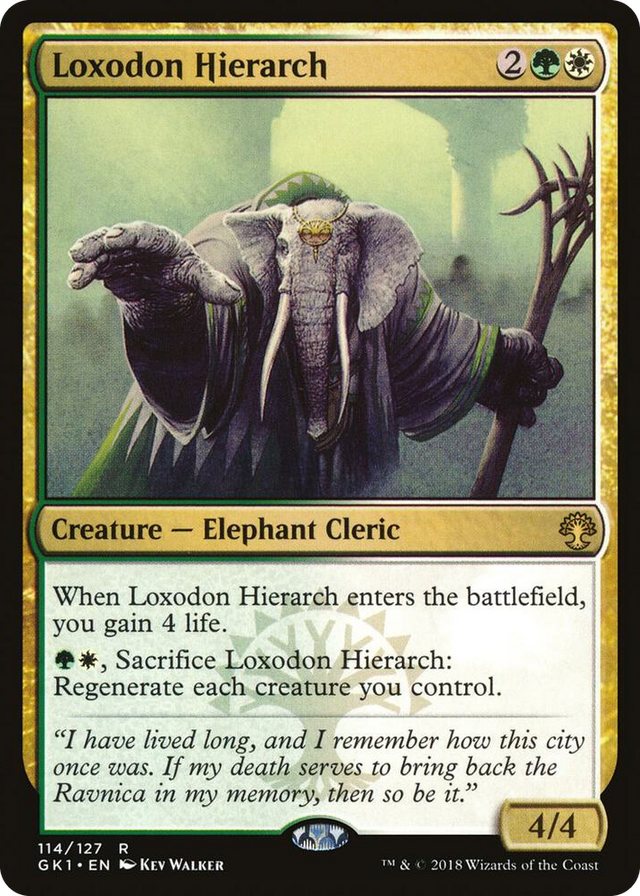 0114 Loxodon Hierarch R Guilds of Ravnica: Guild Kits