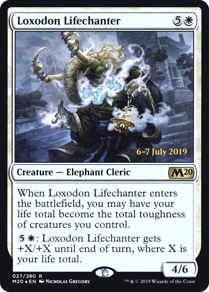 0027 Loxodon Lifechanter R Prerelease Cards